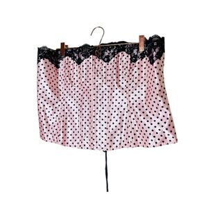 NWT Avenue Body Pink Lace Polka Dot Bustier 22